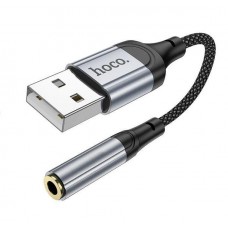 Переходник HOCO LS36 - USB to 3.5 - внешняя звуковая карта 12 см DAC