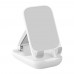 Настольная подставка складывающаяся Baseus Seashell Folding Phone Stand с зеркалом белая