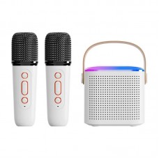 Беспроводная акустика с 2 микрофонами Bluetooth Y1 караоке система