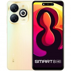 Смартфон Infinix Smart 8 (X6525) 4 / 128Gb 4894947010477 золотистый