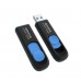 Флеш накопитель A-Data AUV 128 256 GB USB 3.2 (AUV128-256G-RBE) черно синяя