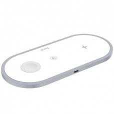 Зарядное 2-в-1 для iPhone + Apple Watch - HOCO CW54 кабель + беспроводное 1.2 метра
