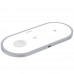 Зарядное 2-в-1 для iPhone + Apple Watch - HOCO CW54 кабель + беспроводное 1.2 метра белое