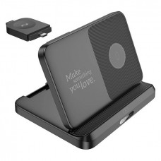 Зарядное беспроводное Hoco CQ7 Pass folding 3-in-1 (для смартфонов Samsung + часов + наушников)
