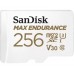 Карта памяти SanDisk MAX Endurance microSDXC 256Gb (UHS-1 U3) V30 (100Mb/s)