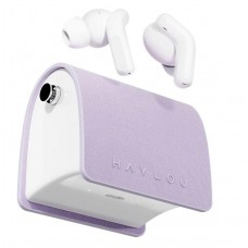 Наушники беспроводные Xiaomi Haylou Lady Bag TWS в кейсе фиолетовые