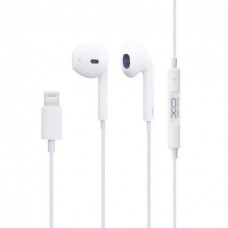 Проводные наушники для iPhone - XO EP13 белые - коннектор lightning