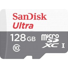 Карта памяти SanDisk 128GB microSDXC C10 Ultra + SD (SDSQUNR-128G-GN3MA)