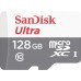 Карта памяти SanDisk 128GB microSDXC C10 Ultra + SD (SDSQUNR-128G-GN3MA)