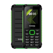 Защищённый Телефон Sigma mobile X-style 18 Track черный с зеленым