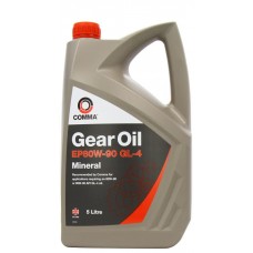 Трансмиссионное масло Comma GEAR OIL EP80W-90 GL4 5 литров