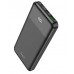 Портативный аккумулятор HOCO J102 Cool figure (10000mAh) с быстрой зарядкой черный
