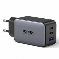 Зарядное устройство UGREEN EU 65W GaN CD244 (3 порта 2C + 1A)  прямоугольный 10335