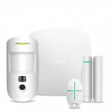 Комплект беспроводной сигнализации Ajax StarterKit Cam Plus белый