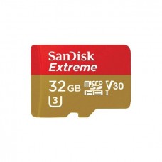 Карта памяти microSDHC SanDisk Extreme Action A1 32Gb UHS-1 U3 V30 (R100MB/s, 667x)