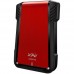 Внешний карман для жестких и ссд дисков 2.5 - A-DATA EX500 USB3.1 красный