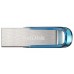 Флешка металлическая USB 3.0 SanDisk Ultra Flair 128Gb синяя