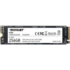 Скоростной ссд накопитель Patriot P300 256GB SSD M.2 NVMe 2280 PCIe 3.0 3D TLC P300P256GM28