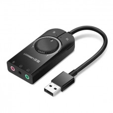 Звуковая карта UGREEN CM129 USB External Stereo Sound Adapter 15 см (UGR-40964)