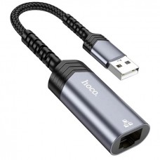 Кабель - переходник HOCO UA26 USB ethernet adapter (100 Mbps)