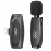 Микрофон петличка беспроводной для iPhone - XO MKF08B Lightning wireless Collarclip