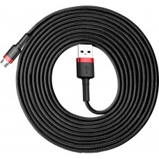 Кабель 3 метра Baseus Cafule USB - Micro-USB усиленная оплетка CAMKLF-H91