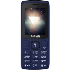 Телефон кнопочный Sigma X-style 34 NRG TYPE-C синий
