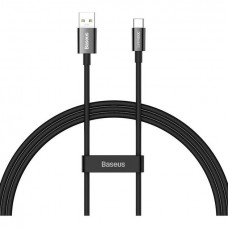 Кабель 65 Ватт - Type-C BASEUS Superior Series (SUPERVOOC) CAYS000901 1m черный