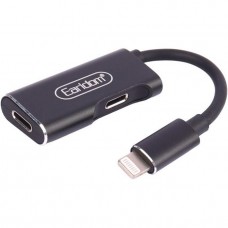 Переходник для iPhone 7 8 X 11 12 на 2  Earldom ET-OT32i - Lightning папа - 2 мамы
