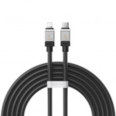 Кабель 2 метра Baseus CoolPlay Series  Type-C to iPhone (usb-c - lightning) 2 m черный CAKW000101