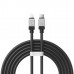 Кабель 2 метра Baseus CoolPlay Series  Type-C to iPhone (usb-c - lightning) 2 m черный CAKW000101