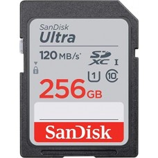 Карта памяти SDXC (UHS-1) SanDisk Ultra 256Gb class 10 (120Mb/s)