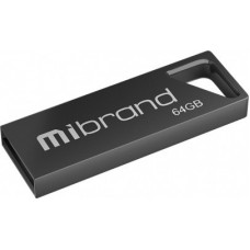 Флеш накопитель металл Mibrand 64 GB Stingray серый