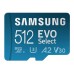 Карта памяти Samsung 512 GB microSDXC UHS-I U3 V30 A2 EVO Select