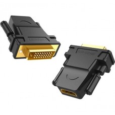 Переходник - Адаптер  UGREEN DVI 24+1 Male to HDMI Female Adapter (20124)