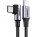 Кабель угловой Ugreen US255 Type-C - Type-C 2 метра черный