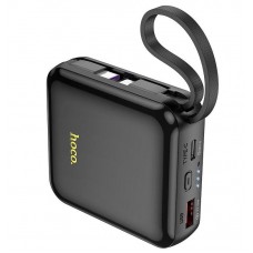 Аккумулятор портативный с кабелем Hoco Q23 Blade 22.5W+PD20W (10000mAh) черный