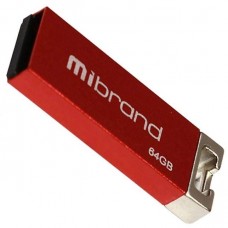 Флешка металлическая Mibrand Сhameleon 64 GB (MI2.0/CH64U6R) красная