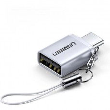 Адаптер переходник Ugreen US270 OTG Type-C - USB 3.0 (50283) серебристый