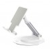 Настольная подставка XO C139 Desktop 360° rotating metal round base stand белая