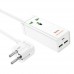 Фильтр удлинитель HOCO AC9A Talent desktop charger 2USB + Type-C 30W 10A