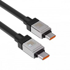 Кабель Baseus CoolPlay Series C - C 100W 1 метр черный CAKW000201