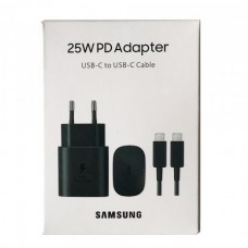 Комплект зарядный блок и кабель Samsung 25W C to C