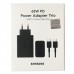 Зарядное устройство PD Samsung Trio 65 W - комплект с кабелем Type-C - Type-C