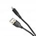 Кабель Usams U18 (US-SJ266) Round USB - Lightning 2A 1 метр черный