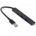 Хаб разветвитель юсб XO HUB014A на 3 порта USB + microSD