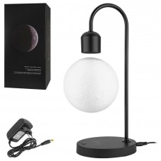 Левитирующая декоративная лампа - светильник Луна с беспроводной зарядкой