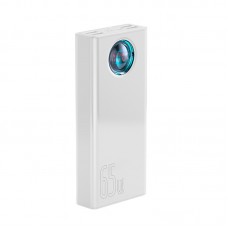 Внешний аккумулятор Baseus Amblight Digital Display 65W 30000 мач белый PPLG-A02