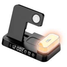 Зарядное устройство беспроводное - док станция Qi 3in1 XYJ A37 для Phone, Apple Watch, AirPods