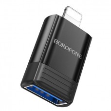Адаптер для подключения юсб флешек к айфону Borofone BV18 Lightning to USB 2.0 OTG Переходник
